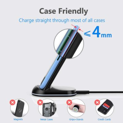 "Yootech Dual Wireless Charger: 10W Power Hub for iPhone 16 Series & Galaxy S22 – No Adapter Needed!" - 이미지 5