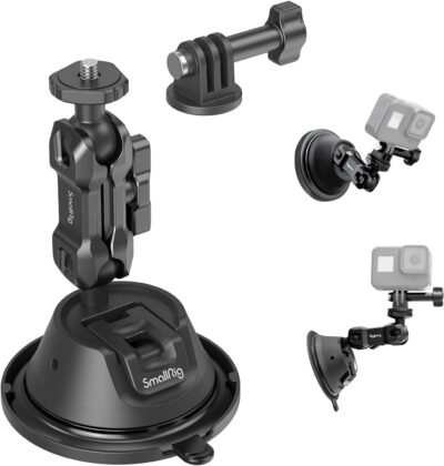 "Ultimate Adventure Mount: Double-Layer Suction Cup for GoPro, DJI, and Insta360 – 360° Flexibility for All Your Epic Moments!"