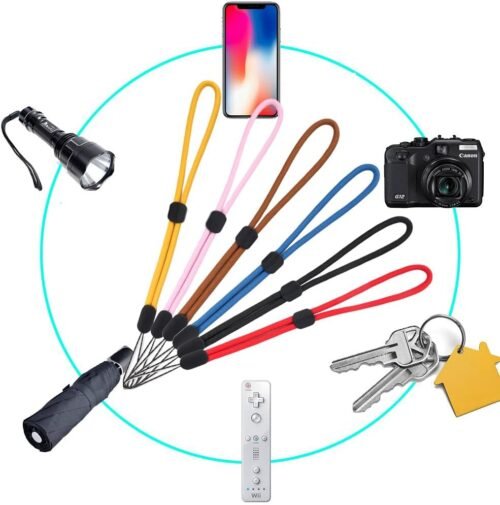 Versatile Youowo Adjustable Wrist Lanyards Set: 6 Stylish Straps for Keys, Phone Cases, and More! - 이미지 6