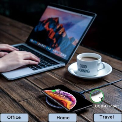 30W Fast Wireless Charger Pad, Wireless Charging Compatible with Samsung Galaxy S22/S22+/S21/S20/S10, Fast Charger Compatible with iPhone 13/14/12/11 Series - 이미지 6