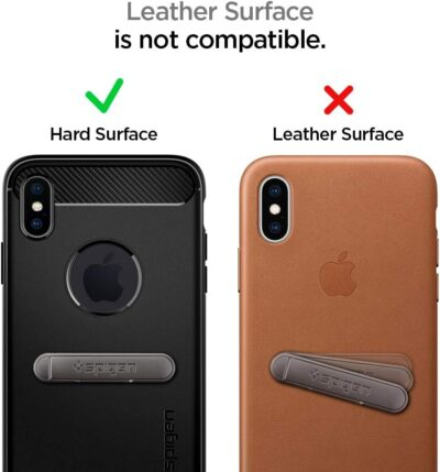 Spigen Universal Kickstand Vertical Horizontal Stand Adjustable Angle Compatible with iPhone 16/16 Plus/16 Pro/16 Pro Max, iPhone 15/14/13/12 Series, Samsung Galaxy S23/S22/S21 and More - Black - 이미지 5