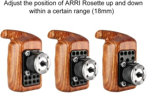 "Enhance Your Filmmaking: NICEYRIG Left-Sided Wooden Handle Grip for Nikon, Sony, and Canon Cameras" - 이미지 5
