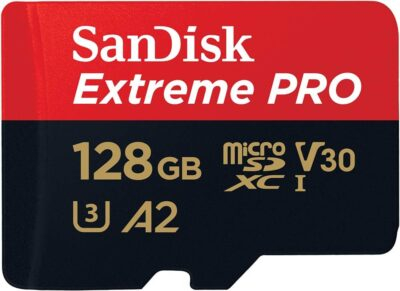 Unleash Speed with the SanDisk Extreme Pro 128GB MicroSDXC: 200MB/s Performance + Adapter Included!