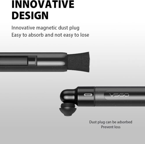 VSGO Lens Cleaning Pen with Power Switch – Compatible with Canon, Nikon, Sony Cameras, Binoculars, and AR/VR Glasses – Includes 2 Replaceable Carbon Tips (V-P03E) - 이미지 8