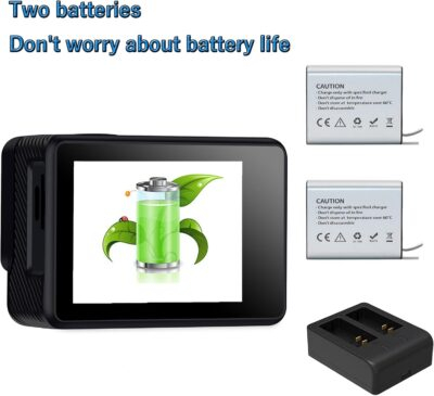 "Next-Gen 1080P Waterproof Dual Screen Action Camera: Dive Deep with 4X Zoom & Ultimate Accessories!" - 이미지 4