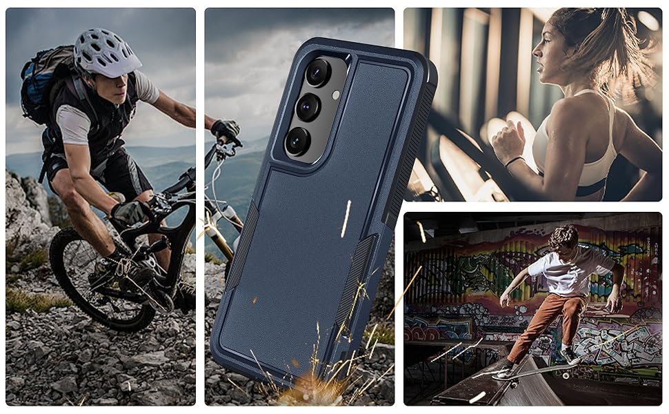Ultimate Armor: RMOCR Heavy-Duty Full-Body Protection Case for Samsung Galaxy S24 FE in Navy Blue with Lanyard, Screen Shield, and Lens Guard 13 Ultimate Armor: RMOCR Heavy-Duty Full-Body Protection Case for Samsung Galaxy S24 FE in Navy Blue with Lanyard, Screen Shield, and Lens Guard-