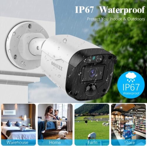 Full HD 5MP Definition Wired Security Camera System Outdoor Home Video Surveillance Cameras CCTV Camera Security System Outside Surveillance Video Indoor - 이미지 3