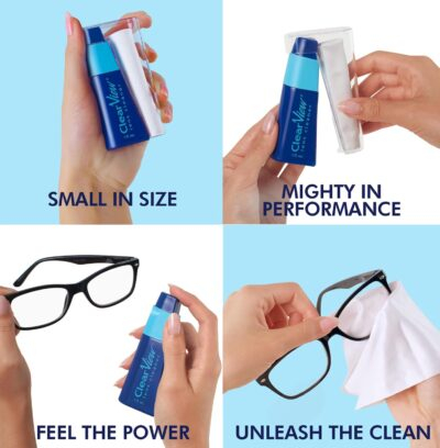 Ultimate On-the-Go Lens Care: Compact Cleaner Kit with Refillable Spray and Microfiber Cloth for All Lens Types! - 이미지 7