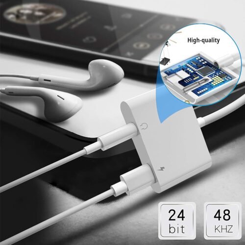 "Ultimate 2-in-1 Lightning to 3.5mm Adapter: Charge and Listen Simultaneously with MFi Certification for iPhone 14/13/12/11/XS/XR!" - 이미지 5