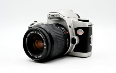 Revitalize Your Photography: Canon EOS Kiss SLR AF Film Camera with 35-80mm Lens (Renewed)