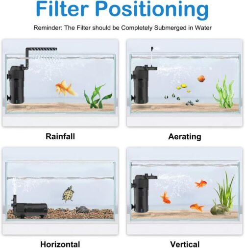 Revolutionize Your Aquarium: 5-in-1 UV Filter & Pump for Crystal Clear Water! - 이미지 6