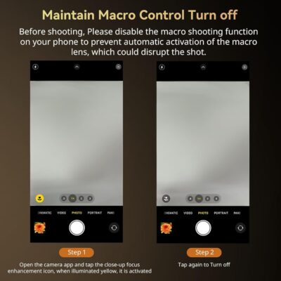 SMALLRIG 75mm HD Master Macro Lens, T-Mount Lens for iPhone, for Samsung, for Huawei, for Xiaomi, Macro Photography Phone Camera Lens Attachment - 4588 - 이미지 7