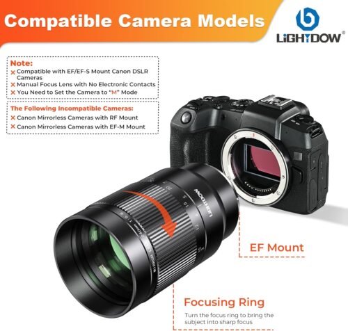 "Create Stunning Distances: Lightdow 240mm F5.6 Telephoto Lens for Canon DSLRs" - 이미지 2