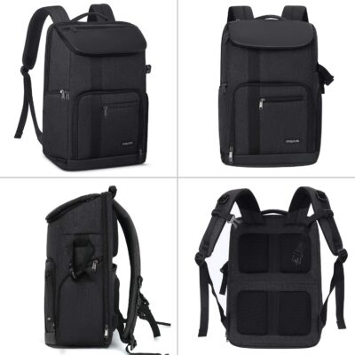 "Ultimate Photography Adventure: MOSISO DSLR Backpack with Laptop Sleeve, Tripod Holder & Rain Protection in Sleek Space Gray" - 이미지 6