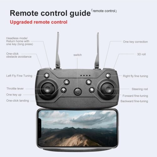 "Unleash Adventure: The 2025 E99 Foldable Drone with Dual 1080P Cameras and Smart Features for Effortless Flying!" - 이미지 7