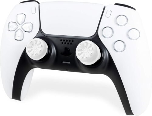 KontrolFreek FPS Freek Galaxy White for PlayStation 4 (PS4) and PlayStation 5 (PS5) | Performance Thumbsticks | 1 High-Rise, 1 Mid-Rise | White - 이미지 5