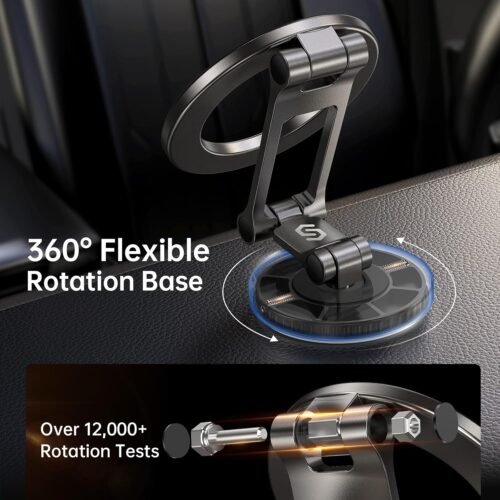 Magnetic Marvel: Syncwire's All-Metal MagSafe Car Mount for Ultimate iPhone 16-13 Pro Max Convenience! - 이미지 3