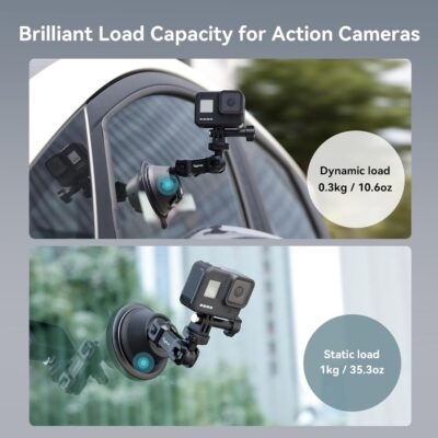 "Ultimate Adventure Mount: Double-Layer Suction Cup for GoPro, DJI, and Insta360 – 360° Flexibility for All Your Epic Moments!" - 이미지 7
