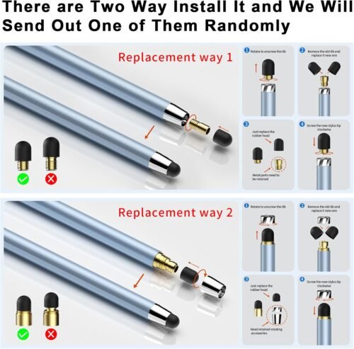 "Ultimate Touch Precision: 10-Pack 2-in-1 Stylus Pens with High Sensitivity for All Devices!" - 이미지 5