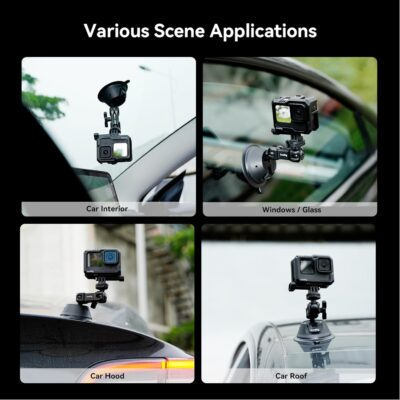 "Ultimate Adventure Mount: Double-Layer Suction Cup for GoPro, DJI, and Insta360 – 360° Flexibility for All Your Epic Moments!" - 이미지 8