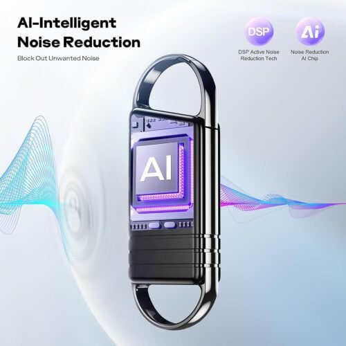 Xelarvex 64GB AI-Powered Voice Recorder: Captivate Every Sound with 4800 Hours of Intelligent Recording! - 이미지 3