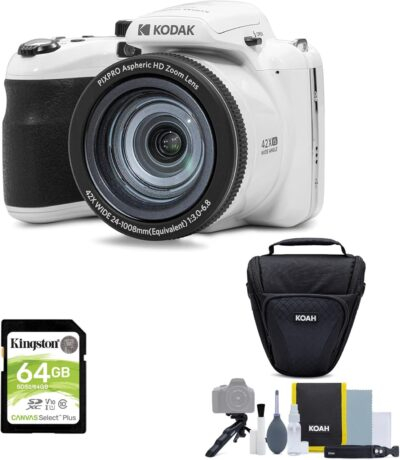 Elevate Your Photography with the Kodak PIXPRO AZ425: 42x Zoom Bundle & 64GB SD Card!