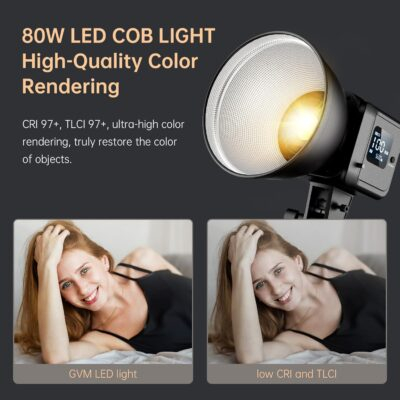 Illuminate Your Vision: GVM 80W Bi-Color Video Softbox Lighting With 8 Dynamic Scenes - 이미지 4