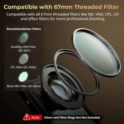 SMALLRIG 75mm HD Master Macro Lens, T-Mount Lens for iPhone, for Samsung, for Huawei, for Xiaomi, Macro Photography Phone Camera Lens Attachment - 4588 - 이미지 6