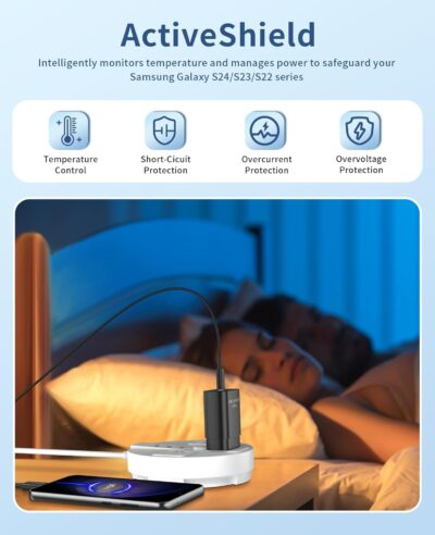 Type C Charger Fast Charging,2Pack 25W Super Fast USB C Charger Block with 6Ft USB C Cable Compatible with Samsung Galaxy S24 Ultra/S23/S22/S21/S20/Note 20/10,Pixel 6 5 4 Pro XL/iPhone 15 Series - 이미지 6