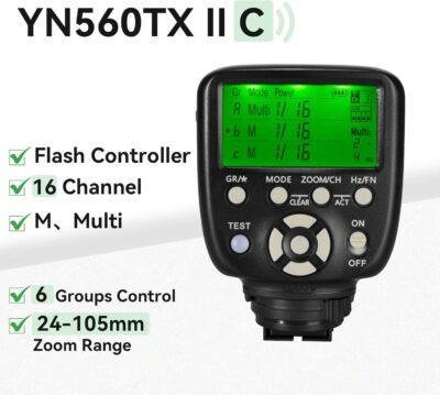 "Unleash Creativity: YONGNUO YN560-TX II Remote Flash Trigger for Canon - Featuring Wake-Up Magic!" - 이미지 2