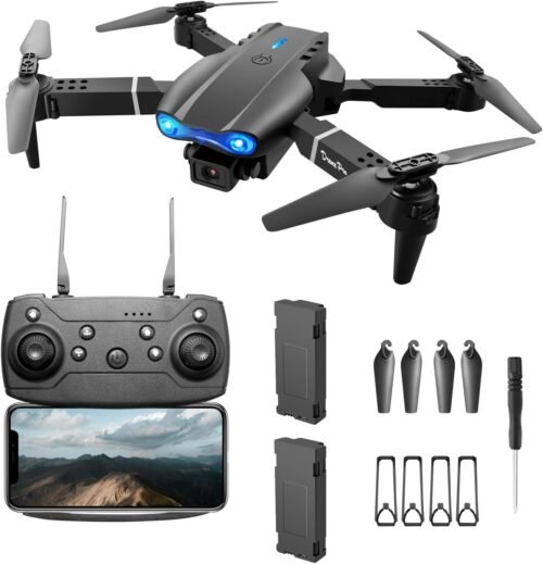 "Unleash Adventure: The 2025 E99 Foldable Drone with Dual 1080P Cameras and Smart Features for Effortless Flying!"