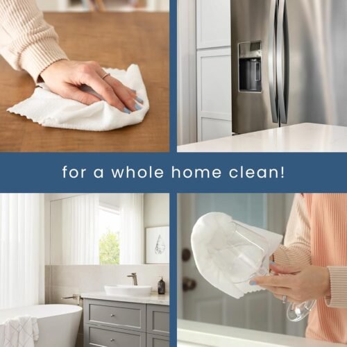 "Ultimate Home & Auto Essentials: 50-Pack Reusable Microfiber Cleaning Cloths in Convenient Storage Box" - 이미지 5