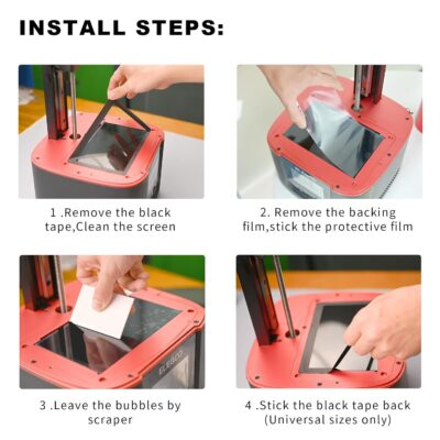 Ultimate 5-Pack Screen Shields for Your ELEGOO Saturn Series & Photon M3 3D Printers - 10.1 Inch Protection! - 이미지 9