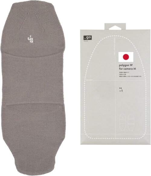 Camera Cover, Polygon W, Made in Japan, M size, Light Gray