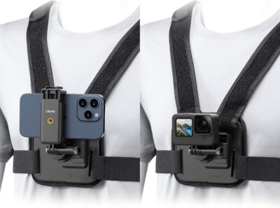 "Versatile POV Chest Harness: Switch Between Vertical and Horizontal for Ultimate Action Shots with GoPro, DJI, Insta360, and Smartphones!"
