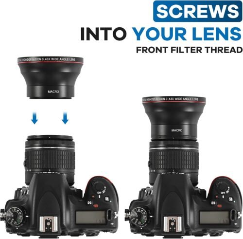 Transform Your Canon EOS Photography with the Lightdow 58MM 0.43x HD Wide Angle & Macro Lens! - 이미지 4