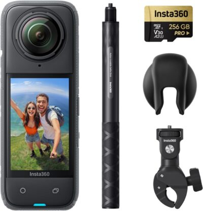Revolutionize Your Rides: The Ultimate 8K Waterproof 360 Action Camera Bundle for Adventurers!