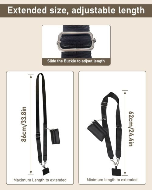 Fashion Forward: The Ultimate Adjustable Crossbody Phone Strap with Wallet – Your Stylish Companion on the Go! - 이미지 2