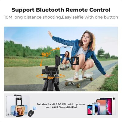 Elevate Your Creativity: K&F Concept 75" Ultra-Light Travel Tripod for DSLR and Smartphones - Perfect for Vlogs and Live Streams! - 이미지 7