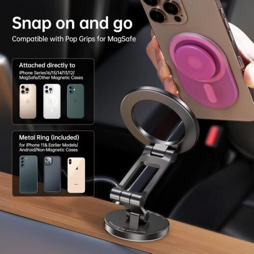 Magnetic Marvel: Syncwire's All-Metal MagSafe Car Mount for Ultimate iPhone 16-13 Pro Max Convenience! - 이미지 7