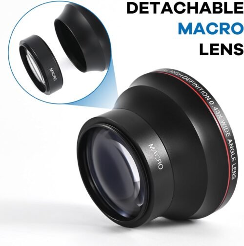 Transform Your Canon EOS Photography with the Lightdow 58MM 0.43x HD Wide Angle & Macro Lens! - 이미지 2