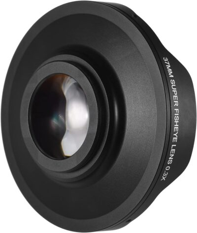 Elevate Your Shots: 37MM 0.3X HD Ultra Wide Angle Fisheye Lens with Hood for Camcorders - 이미지 4