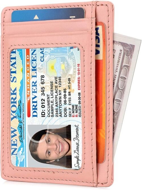 Chic RFID-Blocking Leather Wallet: Your Stylish Minimalist Companion for Women - 이미지 2