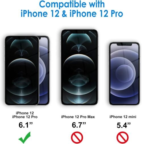 "Protective Perfection: JETech's Crystal-Clear Bumper Case for iPhone 12/12 Pro" - 이미지 2