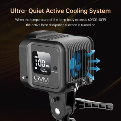 Illuminate Your Vision: GVM 80W Bi-Color Video Softbox Lighting With 8 Dynamic Scenes - 이미지 9