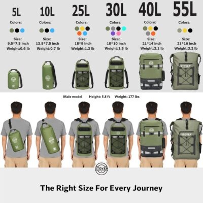 STOVER Floating Waterproof Backpack: Your Ultimate Adventure Companion for Kayaking, Travel, and Beyond! - 이미지 7