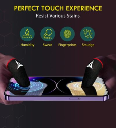 "Ultimate Gaming Comfort: Nuozme 6-Pack Touchscreen Finger Sleeves for Precision Play" - 이미지 4