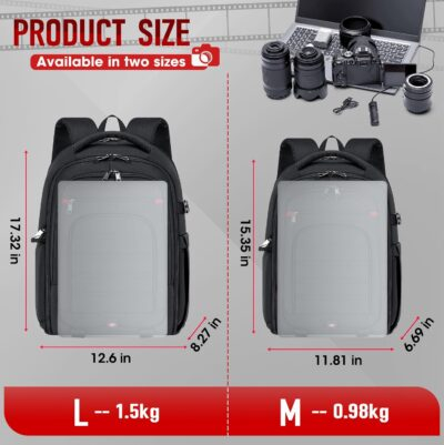 "Ultimate RAINSMORE DSLR Backpack: Your Stylish and Secure Photography Companion" - 이미지 8