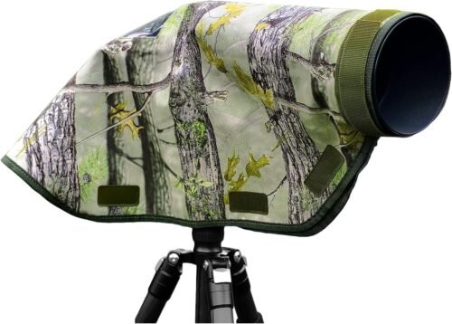 Camera Rain Cover with Openable Viewing Window & Strap Mountable Design,Waterproof Camera Raincoat Sleeve Protector(M)