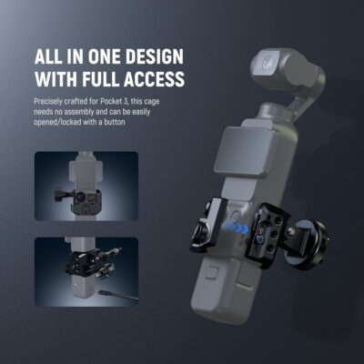 "Ultimate NEEWER Pocket 3 Cage: The All-in-One Aluminum Gimbal Rig for Effortless Video Mastery!" - 이미지 4